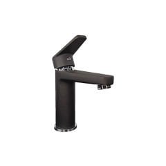 Ferra Lavabo Bataryası İpek Pütürlü Siyah