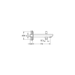 Grohe Eurosmart Cos. Yöndeğiştiricili Çıkış Ucu -13390000