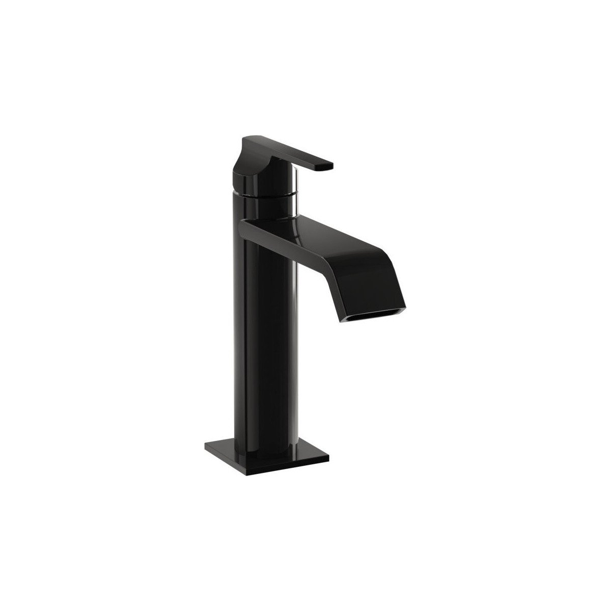 VitrA Suit A4281639 Lavabo Bataryası, Üstten Kumandalı, Parlak Siyah