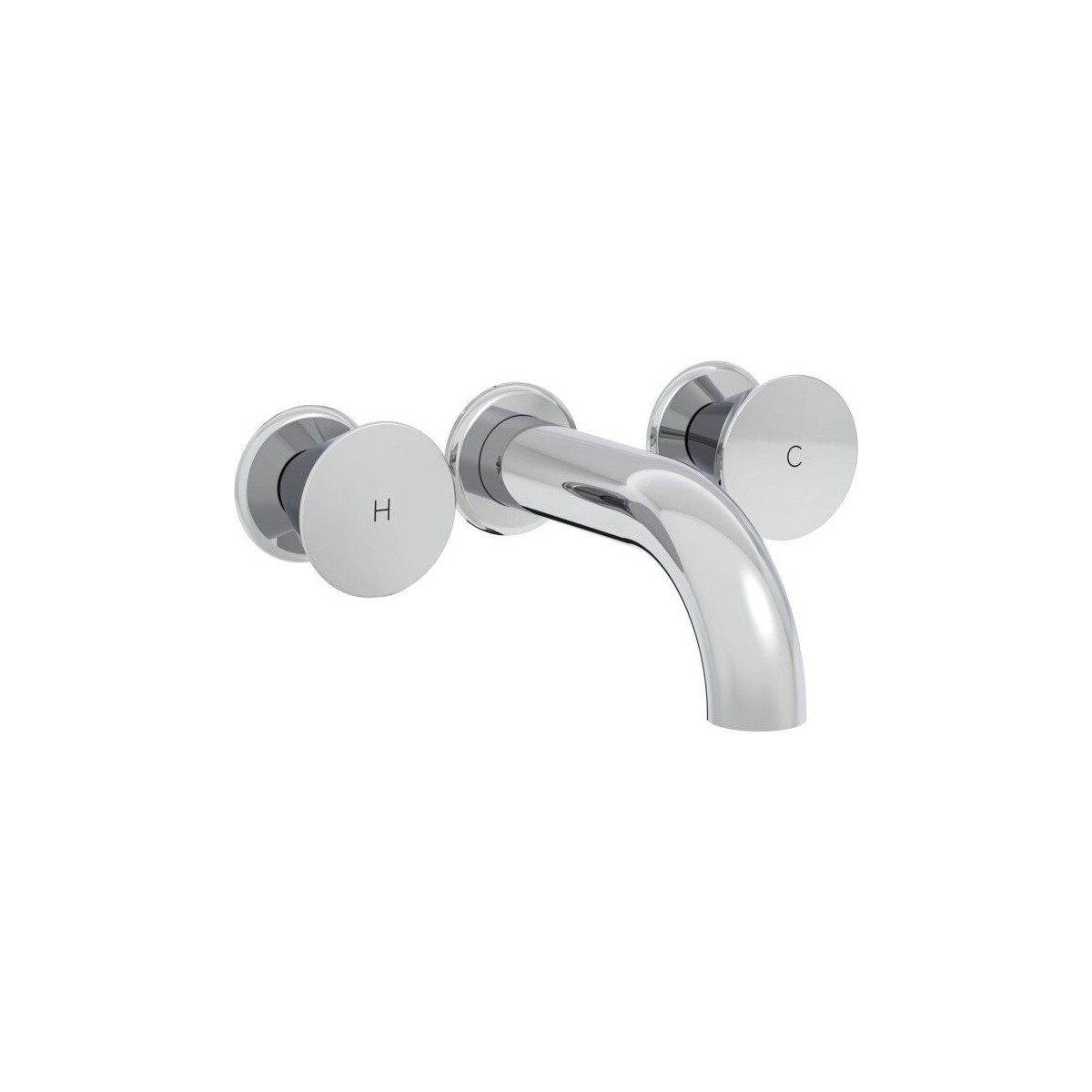VitrA Liquid A42690 Ankastre Kısa Lavabo Bataryası, Krom