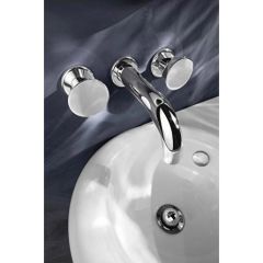 VitrA Liquid A42690 Ankastre Kısa Lavabo Bataryası, Krom
