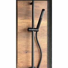 Artema A45725 Siyah Sürgülü Duş Takımı Matt Black