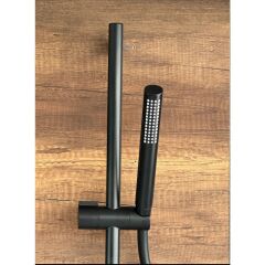 Artema A45725 Siyah Sürgülü Duş Takımı Matt Black