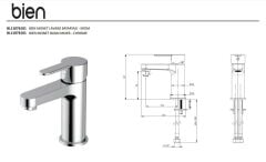 Bien Monet Lavabo Bataryası Krom - BL11076101