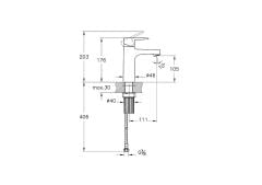 Artema Flow Square Lavabo Bataryası - A42938