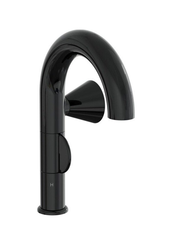 Vitra Liquid A4274939 Lavabo Bataryası Sağdan Kullanım Parlak Siyah