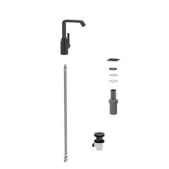 Vitra Suit Parlak Siyah Lavabo Bataryası A4261639