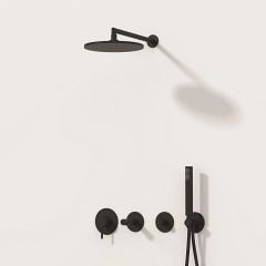 VitrA Vitra Origin A4262136wtc Ankastre Duş Bataryası - Sıva Üstü Grubu Mat Siyah